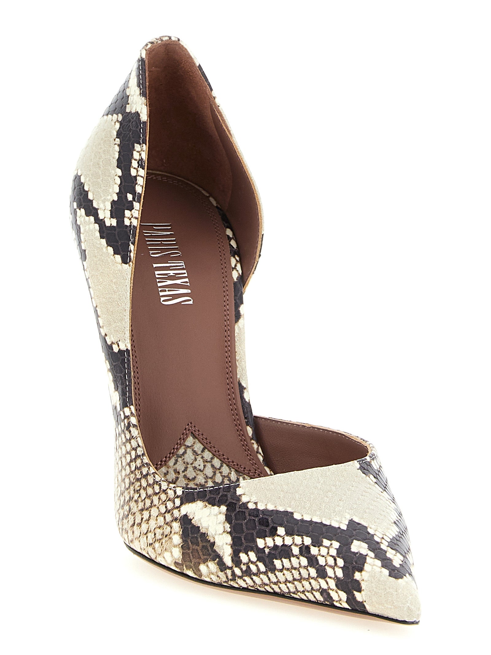 Paris Texas Beige Calfskin High-Heel Pumps