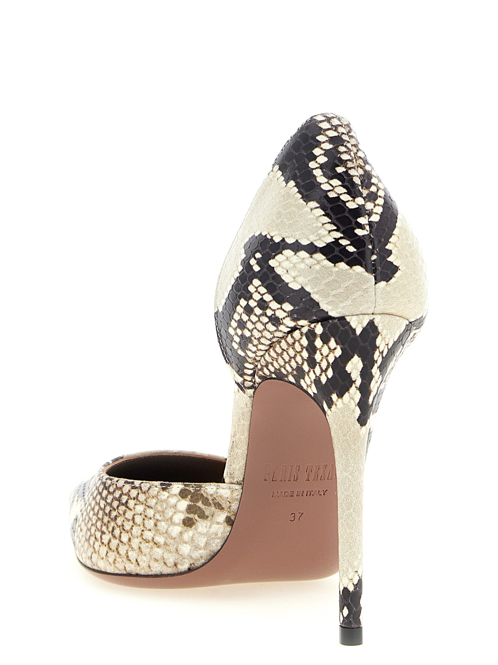 Paris Texas Beige Calfskin High-Heel Pumps