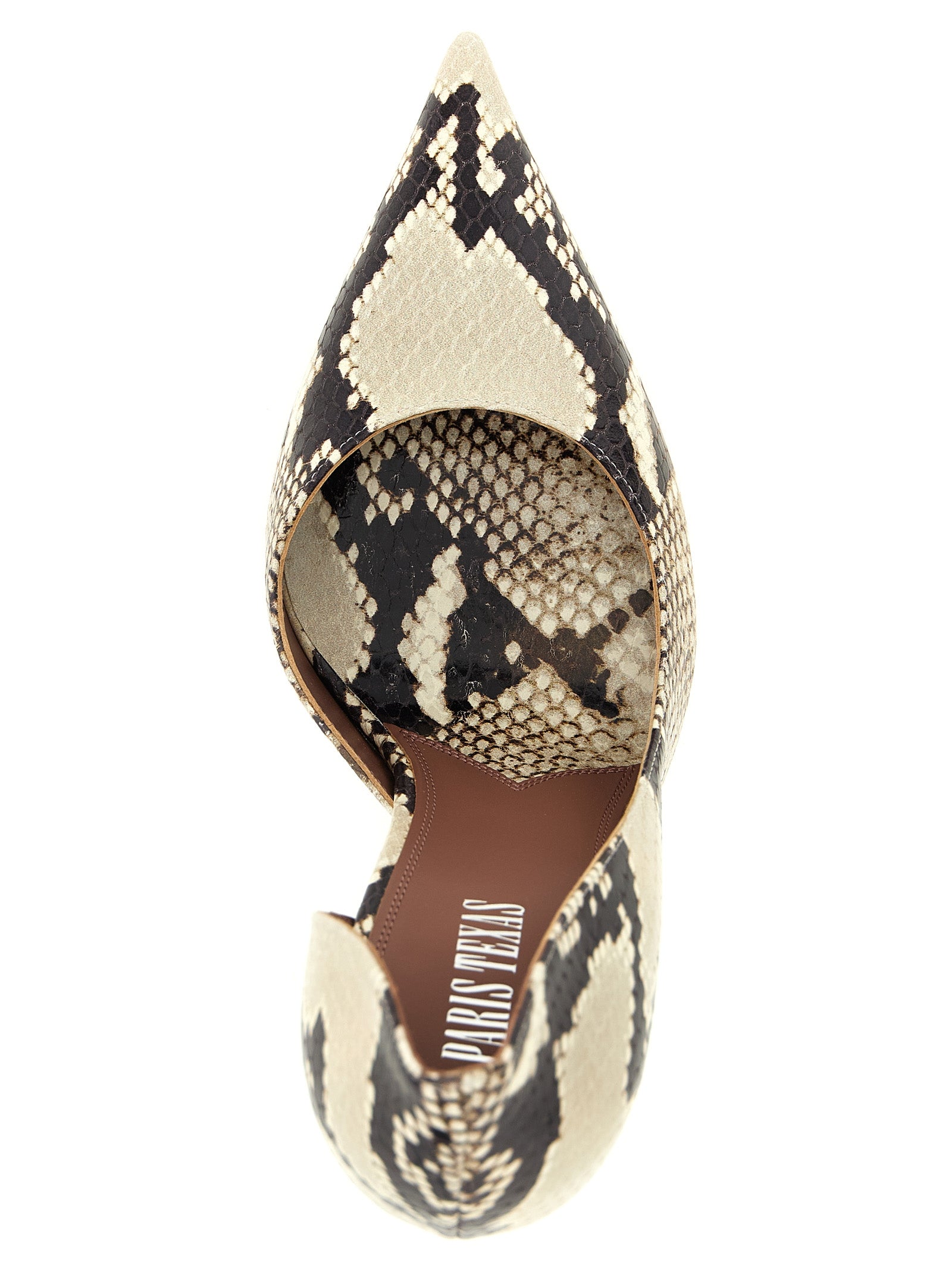 Paris Texas Beige Calfskin High-Heel Pumps