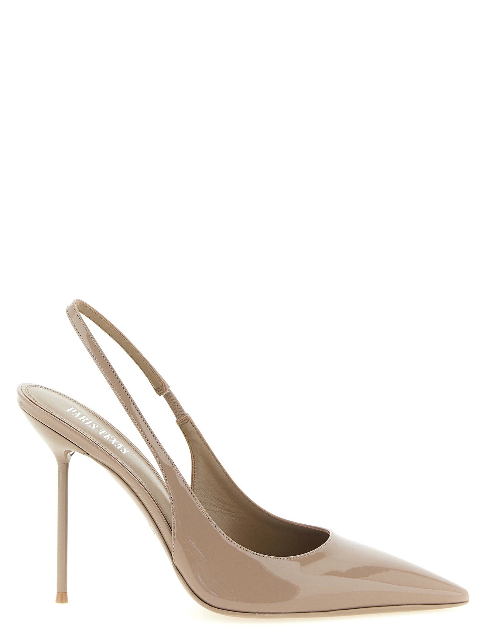 Paris Texas Beige Calfskin High Heel Pumps