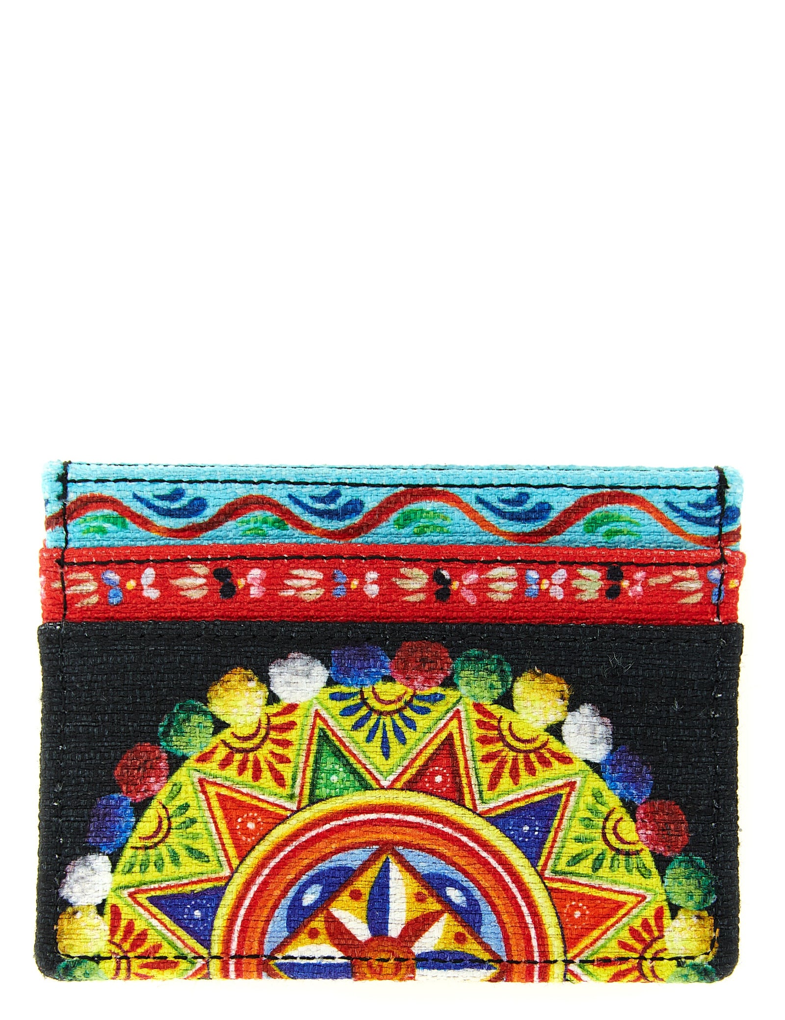 Dolce & Gabbana Multicolor Cotton Cardholder