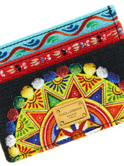 Dolce & Gabbana Multicolor Cotton Cardholder