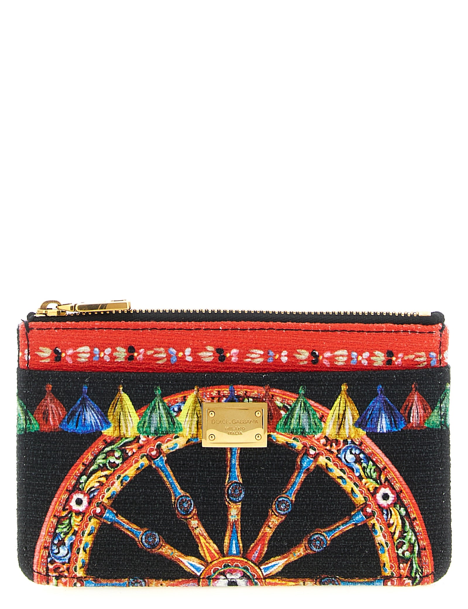 Dolce & Gabbana Multicolor Cotton Cardholder