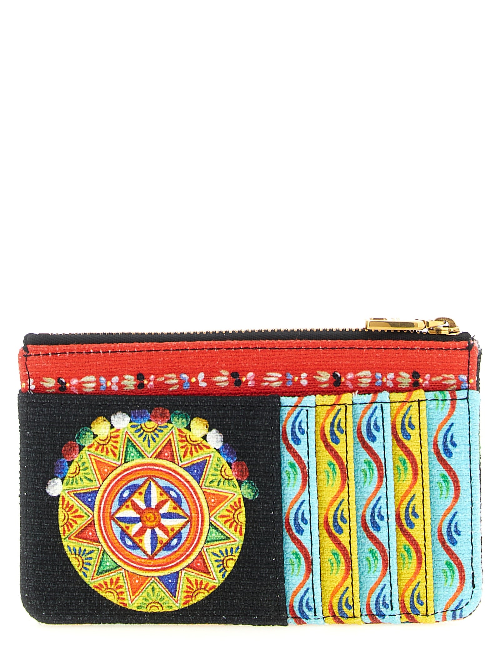 Dolce & Gabbana Multicolor Cotton Cardholder