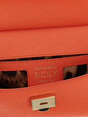 Dolce & Gabbana Orange Calfskin Mini Handbag