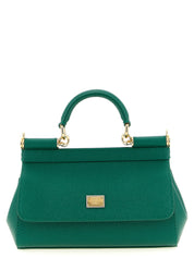 Dolce & Gabbana Green Calfskin Mini Handbag