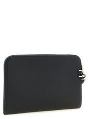 Dolce & Gabbana Black Calfskin Clutch Bag