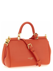 Dolce & Gabbana Orange Calfskin Mini Handbag