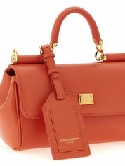 Dolce & Gabbana Orange Calfskin Mini Handbag