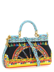 Dolce & Gabbana Multicolor Cotton Mini Handbag