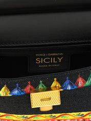Dolce & Gabbana Multicolor Cotton Mini Handbag