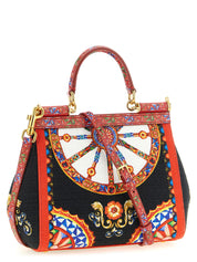 Dolce & Gabbana Multicolor Cotton Blend Handbag