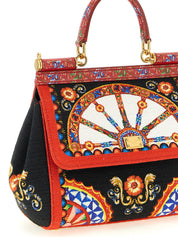 Dolce & Gabbana Multicolor Cotton Blend Handbag