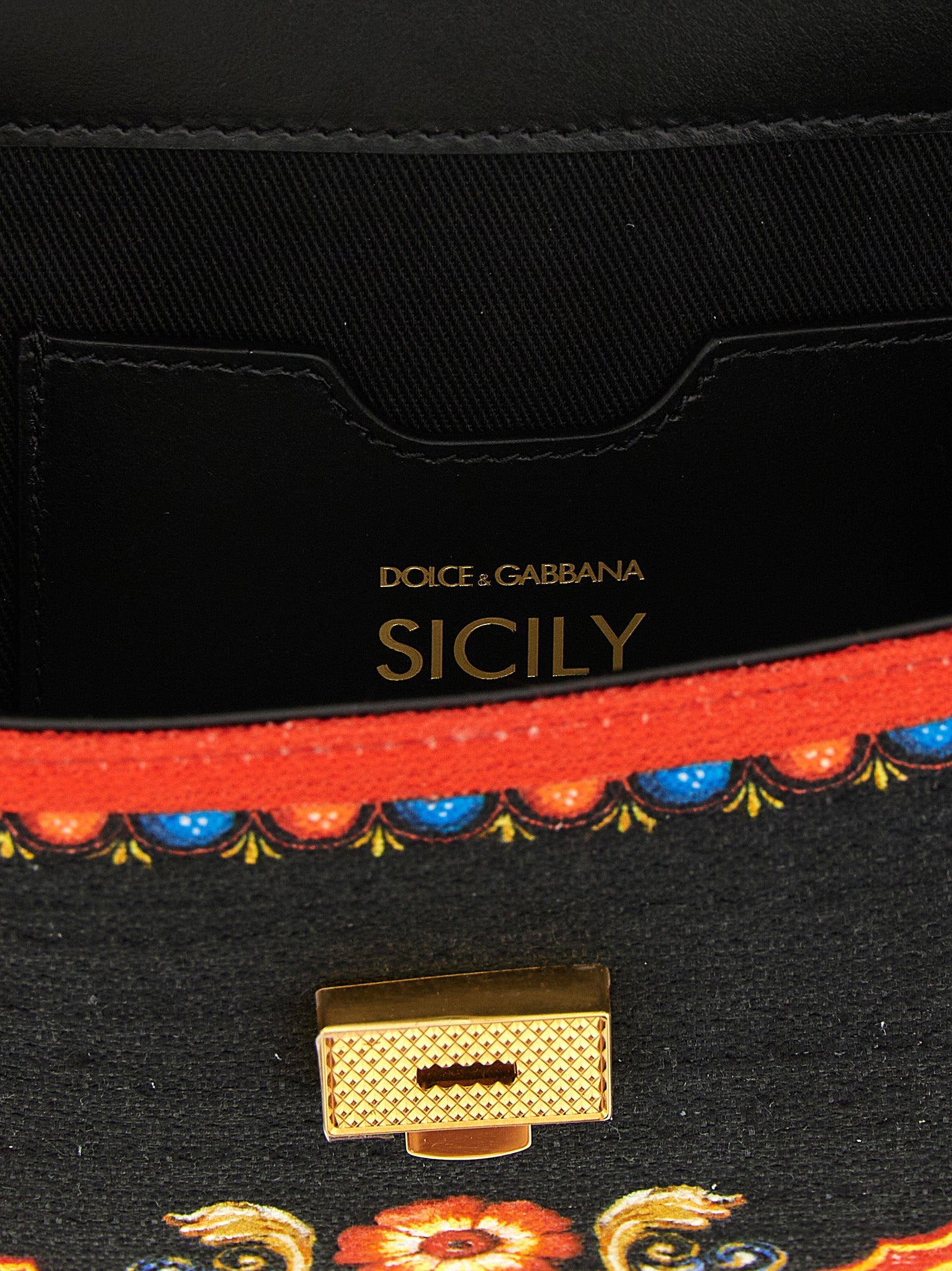 Dolce & Gabbana Multicolor Cotton Blend Handbag