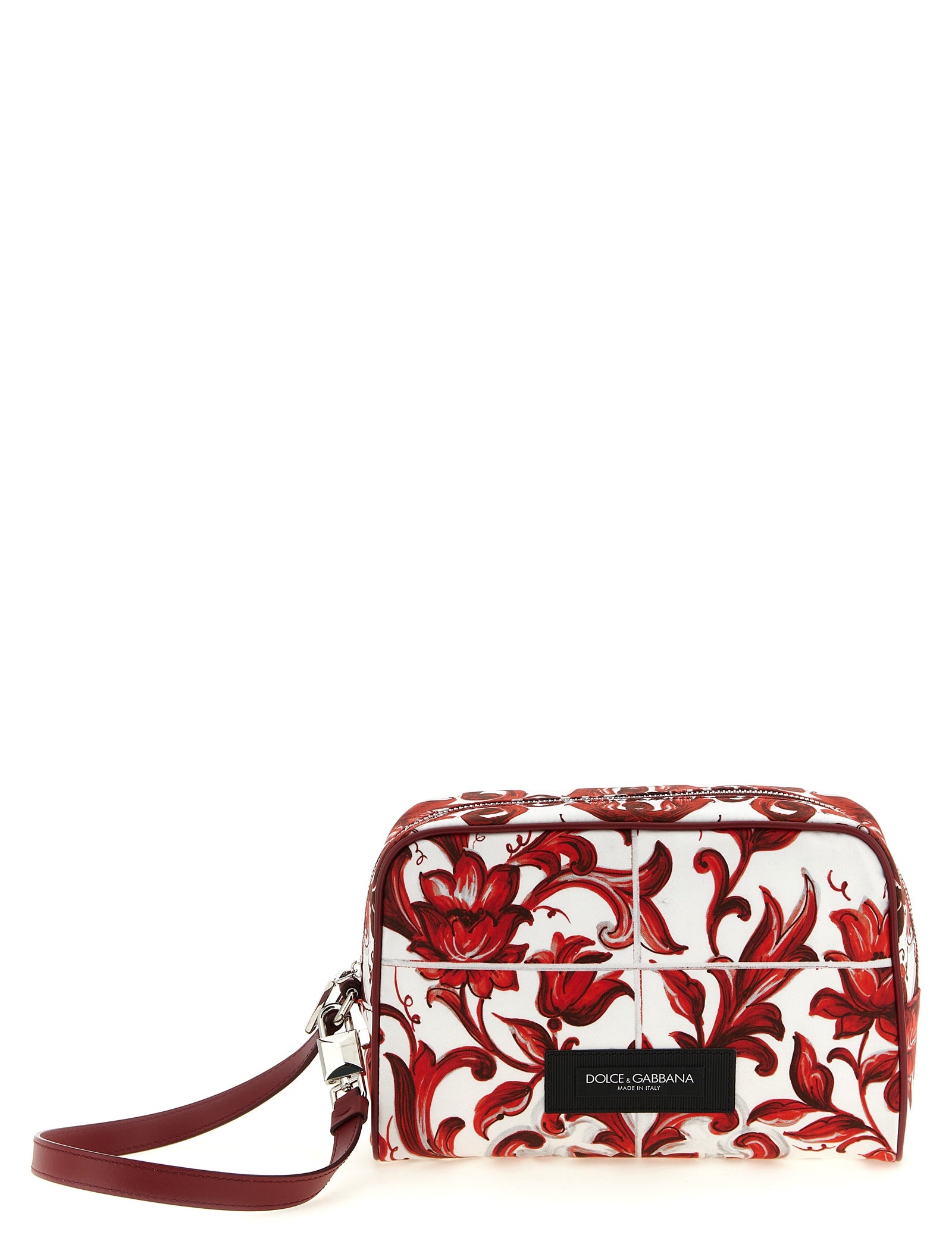 Dolce & Gabbana Red Multicolor Calfskin Handbag