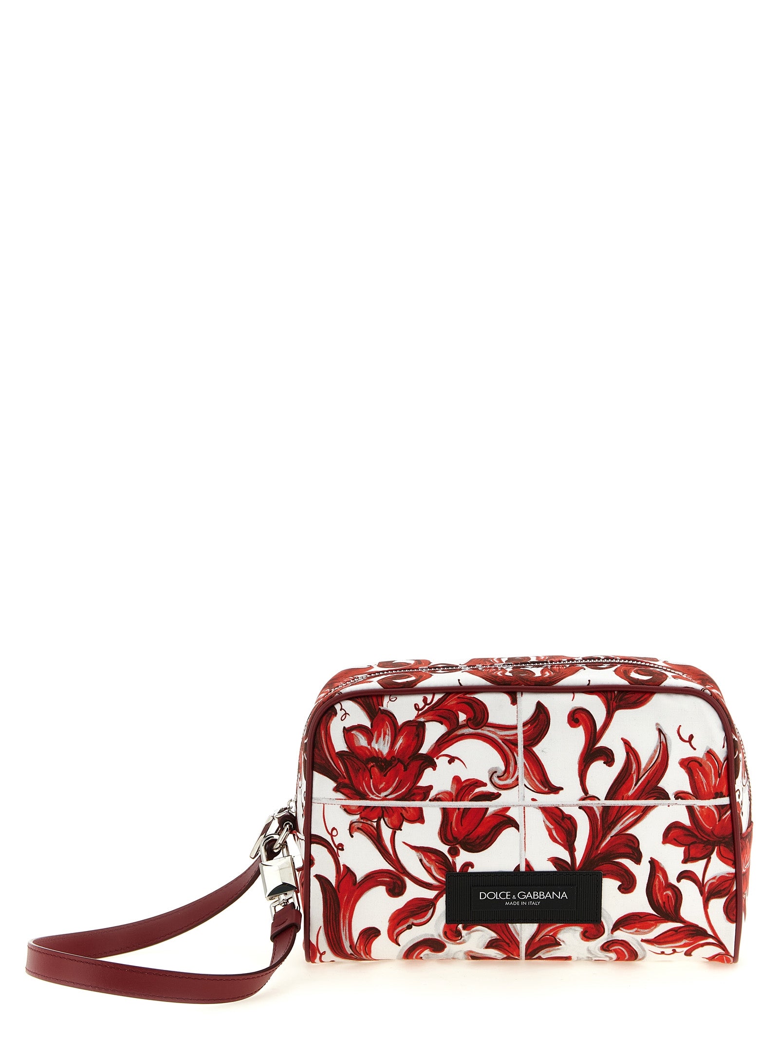 Dolce & Gabbana Red Multicolor Calfskin Handbag