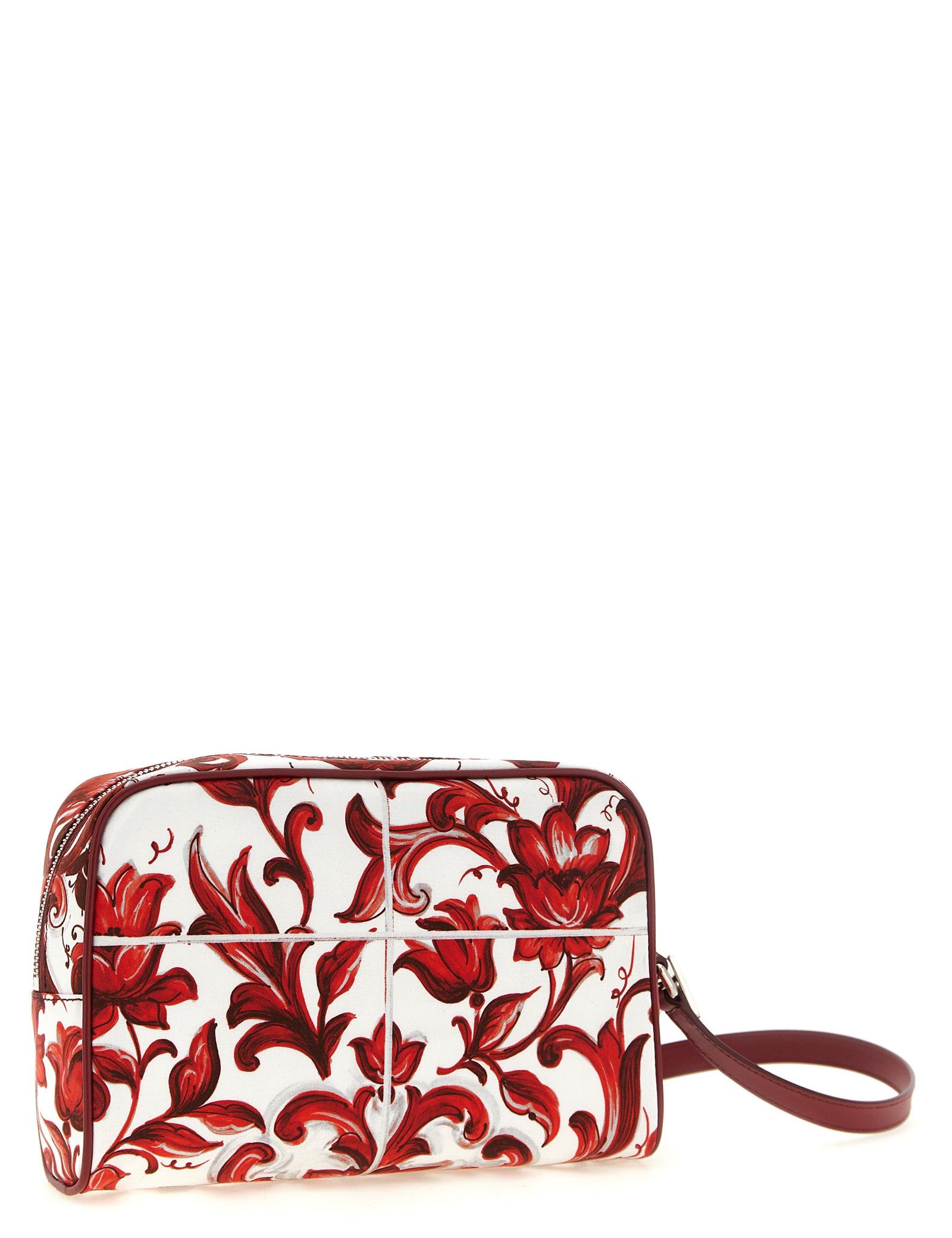 Dolce & Gabbana Red Multicolor Calfskin Handbag