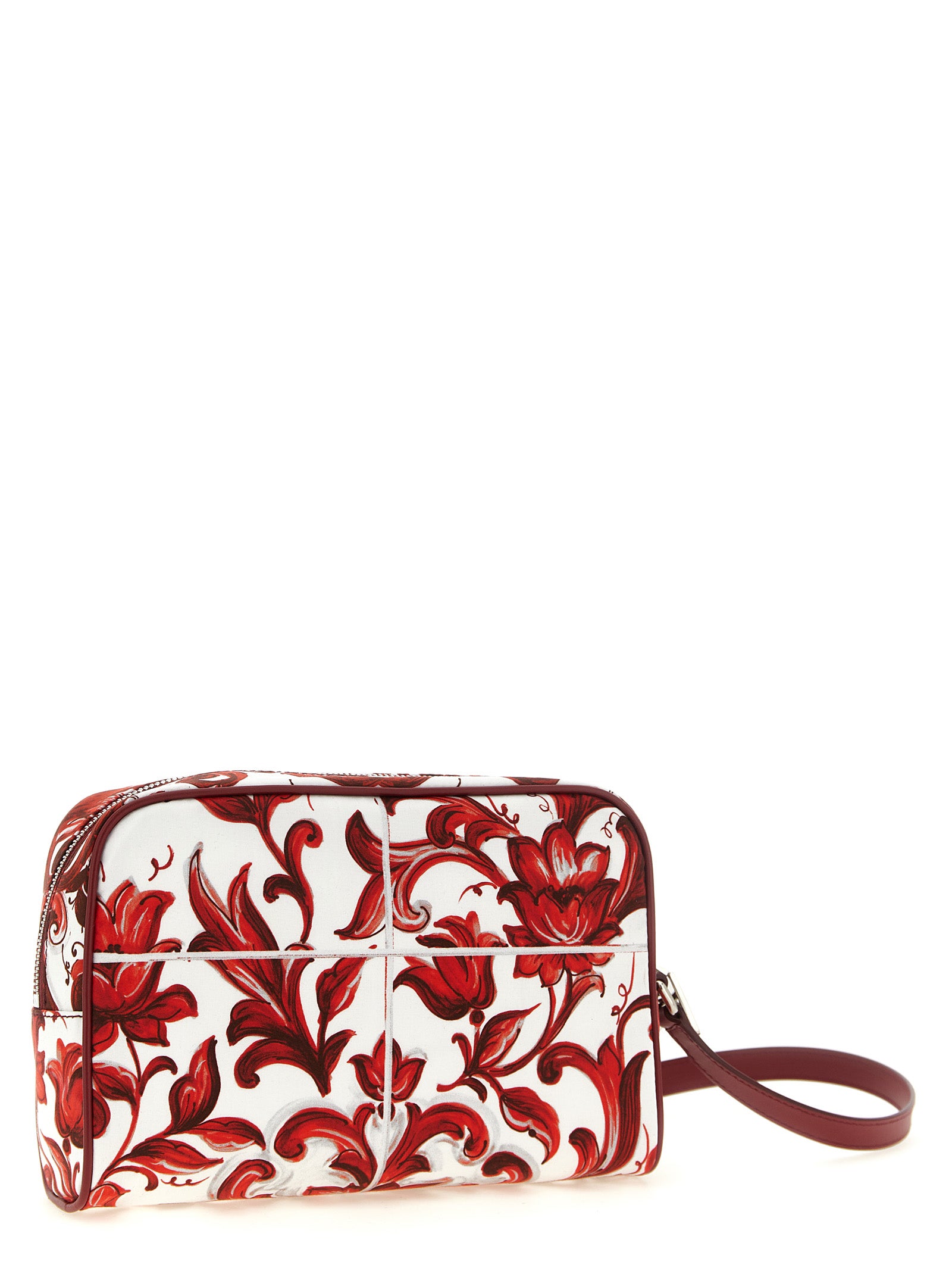 Dolce & Gabbana Red Multicolor Calfskin Handbag