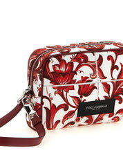 Dolce & Gabbana Red Multicolor Calfskin Handbag