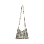 Rabanne Gray Lamb Shoulder Bag