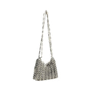 Rabanne Gray Lamb Shoulder Bag