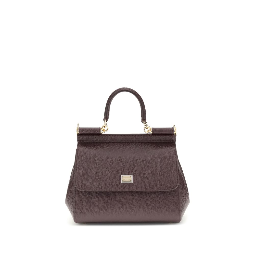 Dolce & Gabbana Brown Calf Leather Shoulder Bag