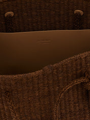 Jacquemus Brown Raffia Tote Bag