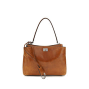 Balenciaga Brown Lambskin Handbag