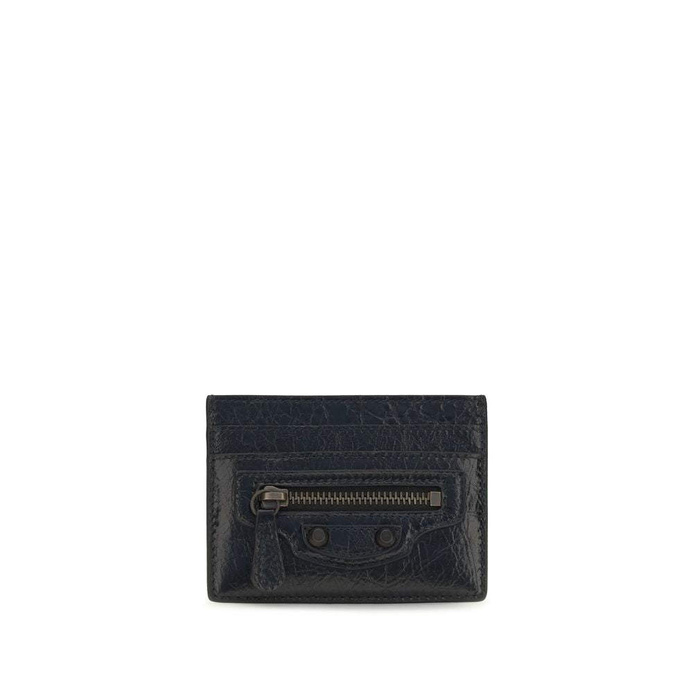 Balenciaga Black Lambskin Card Holder