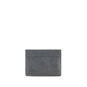 Balenciaga Gray Lamb Leather Card Holder