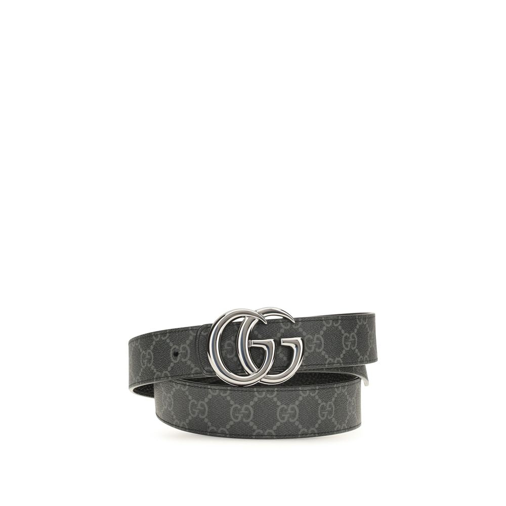 Gucci Black Calf Leather Regular Belt