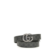 Gucci Black Calf Leather Regular Belt