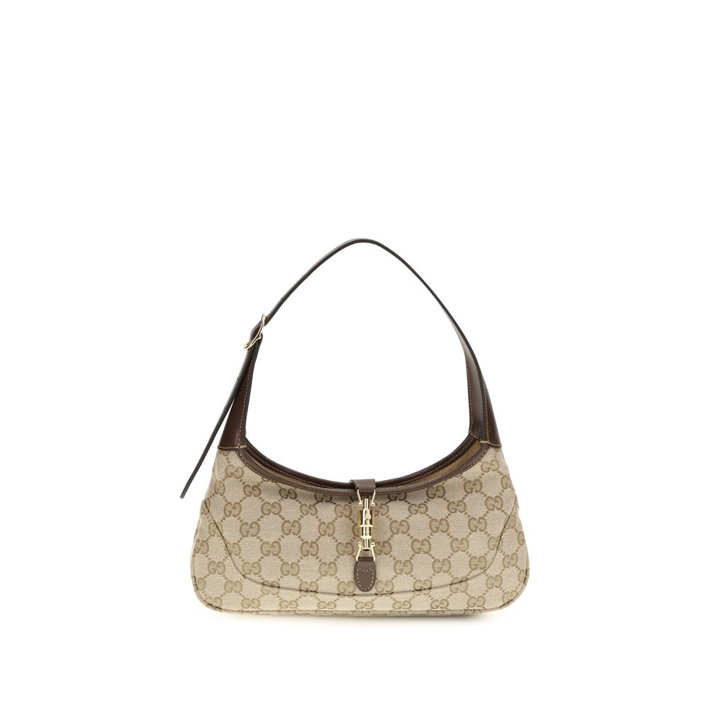 Gucci Beige GG Fabric Shoulder Bag