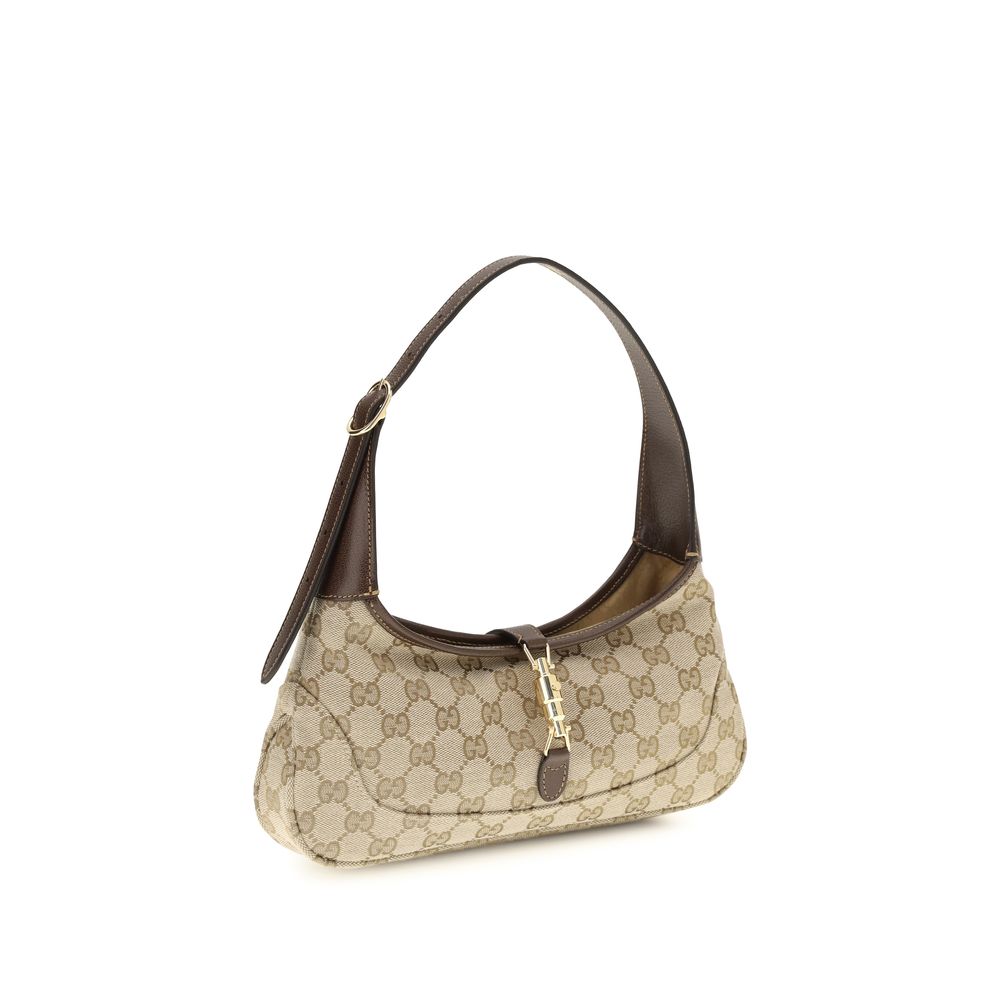 Gucci Beige GG Fabric Shoulder Bag