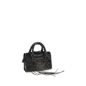 Balenciaga Black Lambskin Le City Nano Handbag