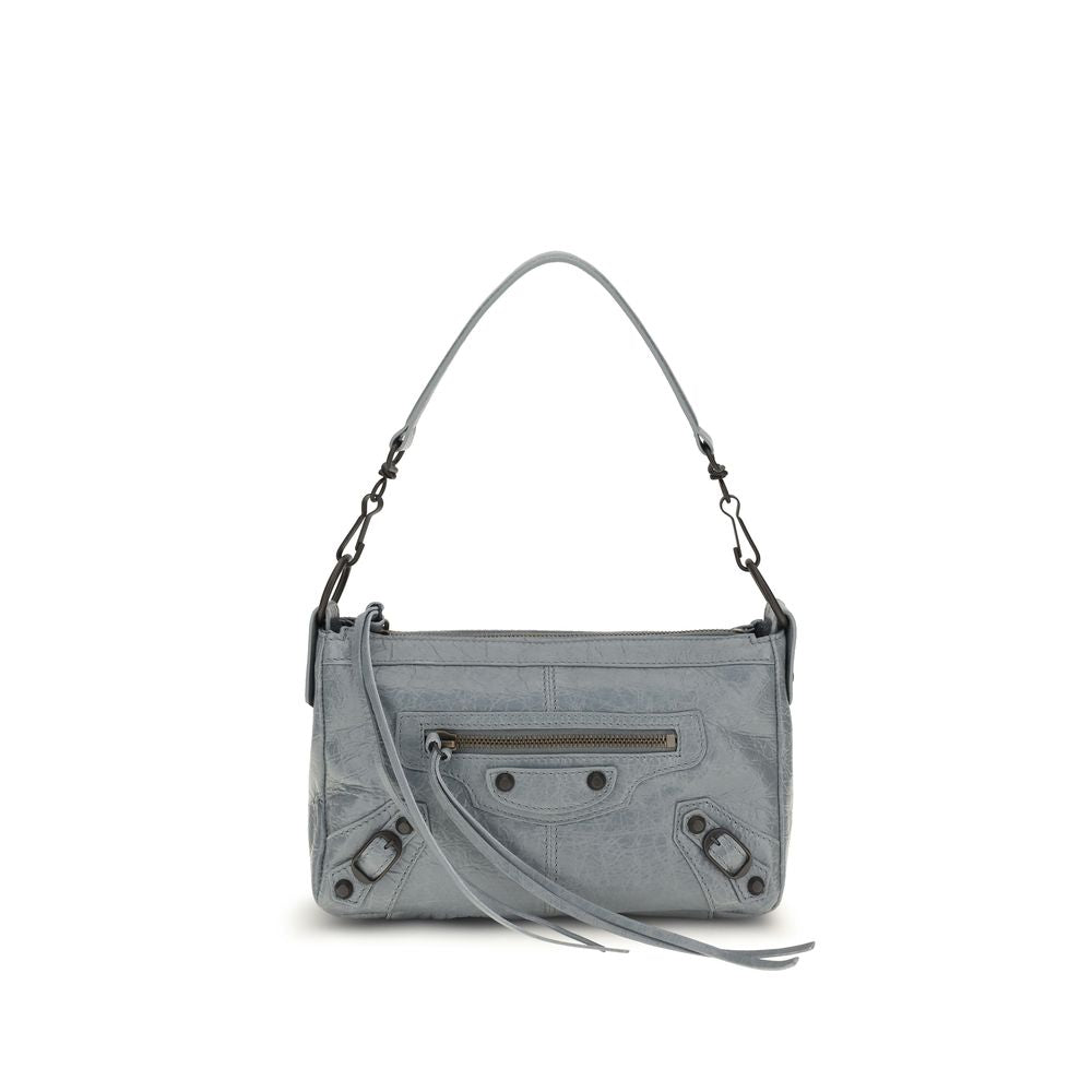Balenciaga Gray Arena Lambskin Mini Handbag