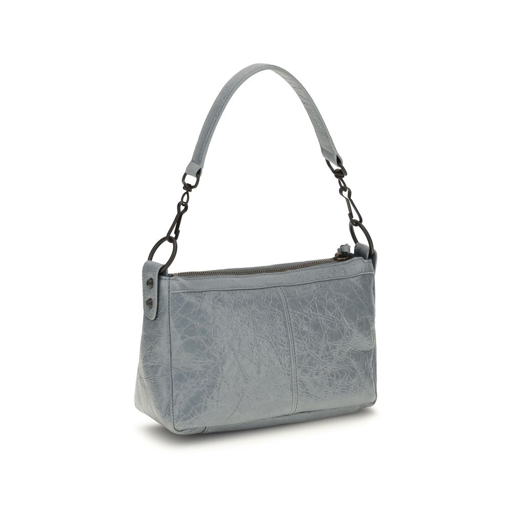 Balenciaga Gray Arena Lambskin Mini Handbag