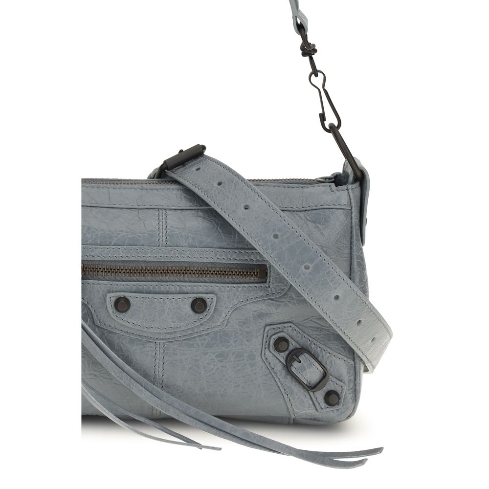 Balenciaga Gray Arena Lambskin Mini Handbag
