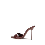 Paris Texas Bordeaux Calf Leather Stiletto Heel Sandals