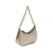 Gucci Beige Fabric GG Emblem Shoulder Bag