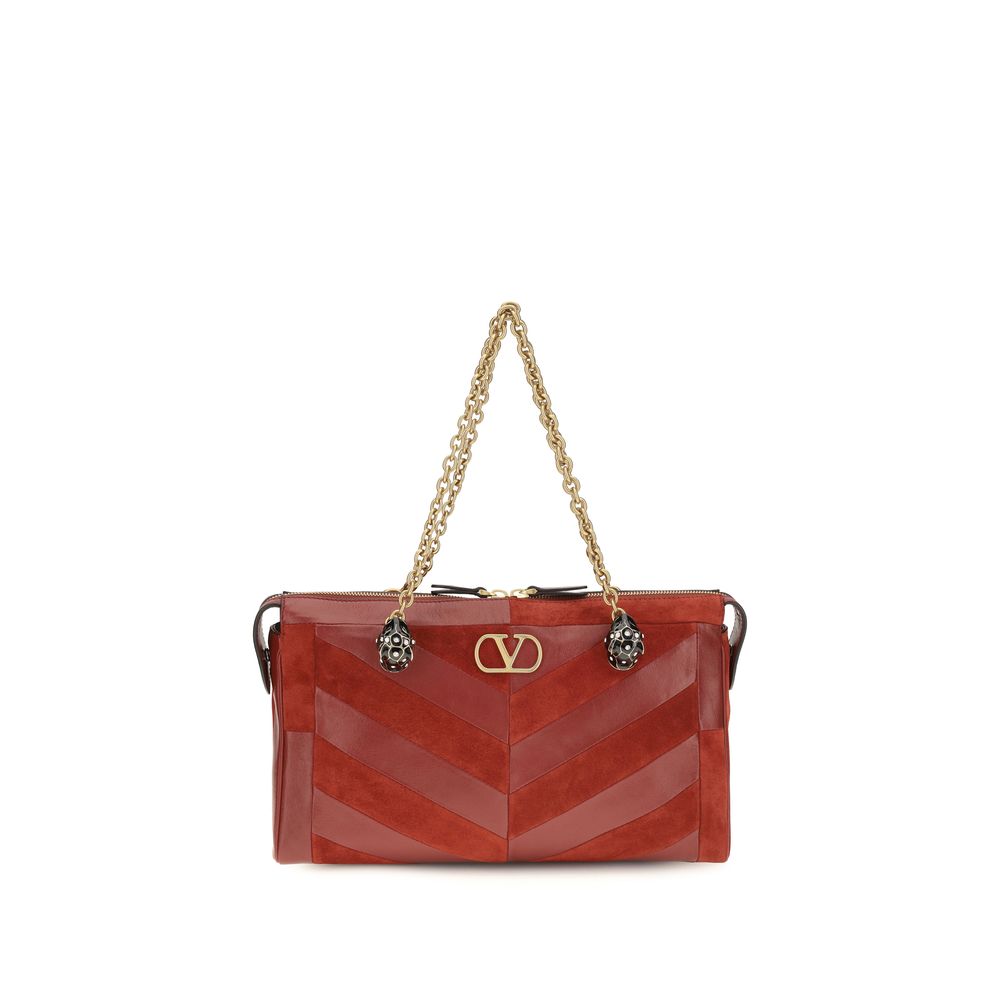 Valentino Garavani Multicolor Calf Leather Shoulder Bag
