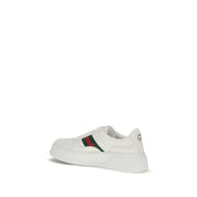 Gucci White Calf Leather Chunky Sneakers