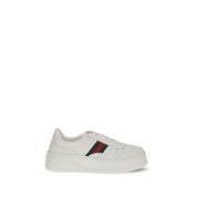 Gucci White Calf Leather Chunky Sneakers