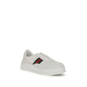 Gucci White Calf Leather Chunky Sneakers