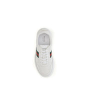 Gucci White Calf Leather Chunky Sneakers