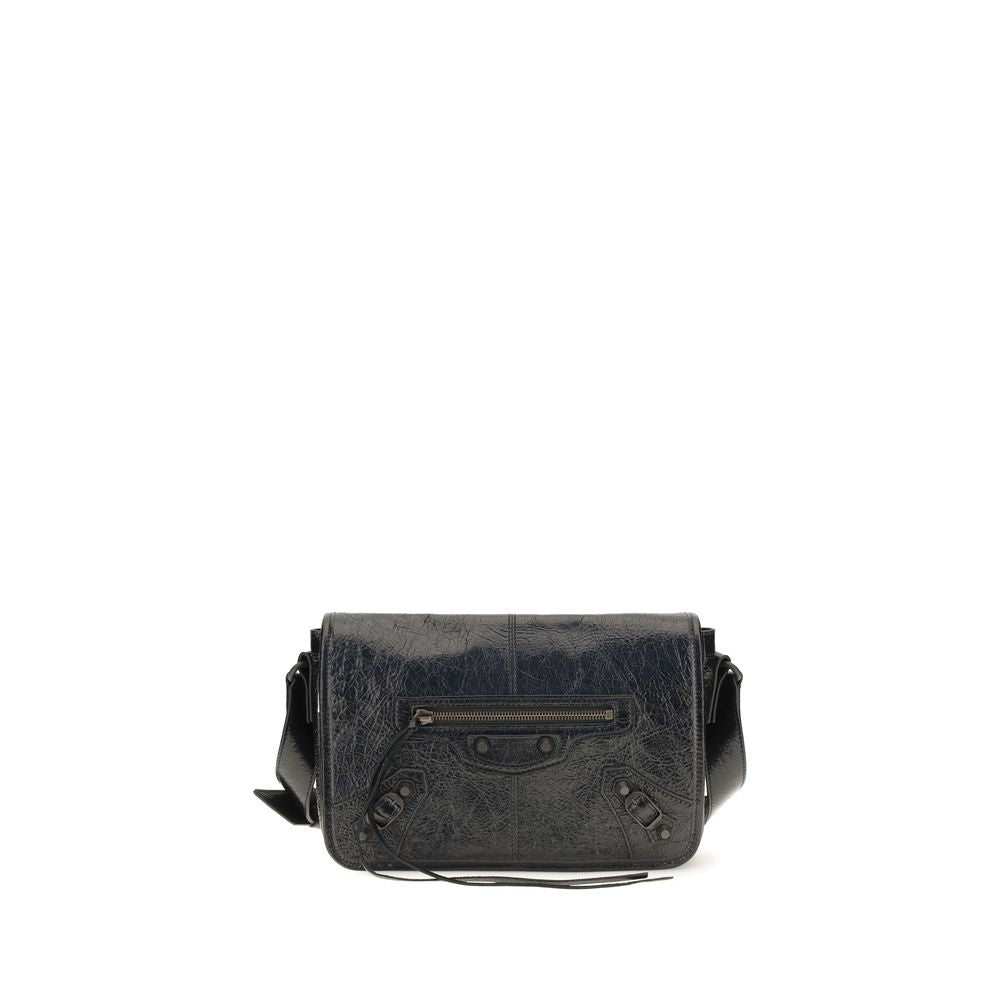 Balenciaga Black Lambskin Shoulder Bag