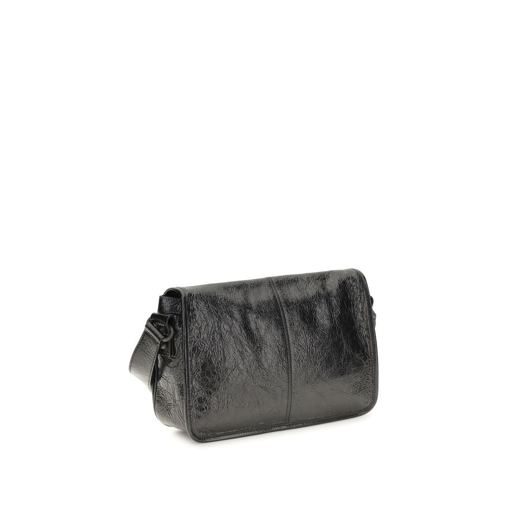 Balenciaga Black Lambskin Shoulder Bag