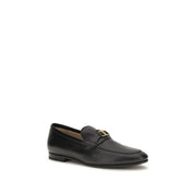 Valentino Garavani Black Napa Leather Slip-On Loafers