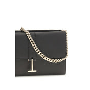 Tom Ford Black Calf Leather Shoulder Bag