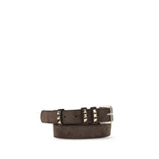Valentino Garavani Brown Suede Regular Belt
